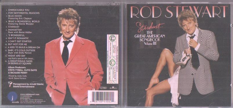 CD Musica: ROD STEWART Stardust The great american songbook volume III