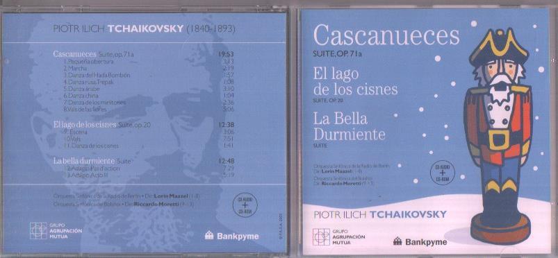 CD Musica: TCHAIKOVSKY: Cascanueces, El lago de los cisnes, La bella durmiente