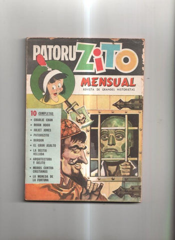Patoruzito año 1, num 12. Revista de Grandes Historietas - Charlie Chan, Robin Hood