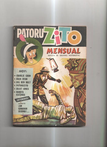 Patoruzito año 1, num 11. Revista de Grandes Historietas - Charlie Chan, Buck Ryan