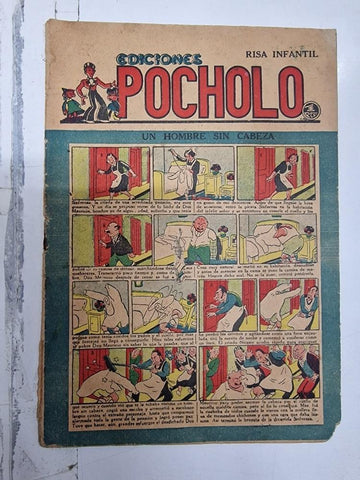 Pocholo num 44. Risa infantil - Un hombre sin cabeza