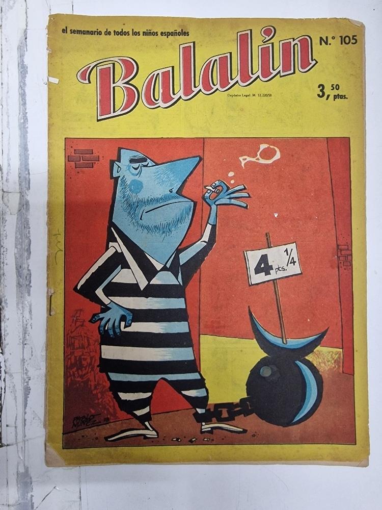 Balalín num 105, el semanario de todos los niños españoles