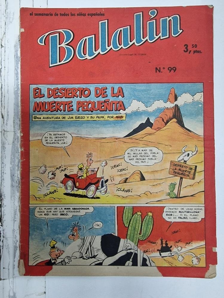 Balalín num 099, el semanario de todos los niños españoles - El desierto de la muerte pequeñita