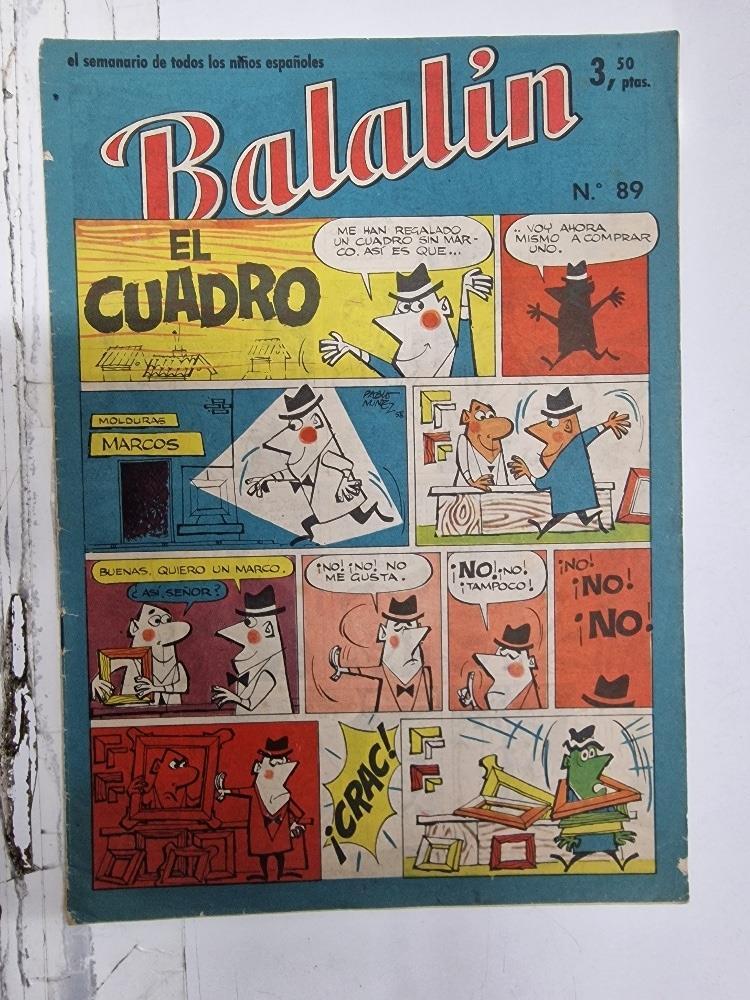 Balalín num 089, el semanario de todos los niños españoles - El cuadro