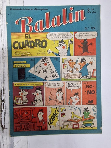 Balalín num 089, el semanario de todos los niños españoles - El cuadro