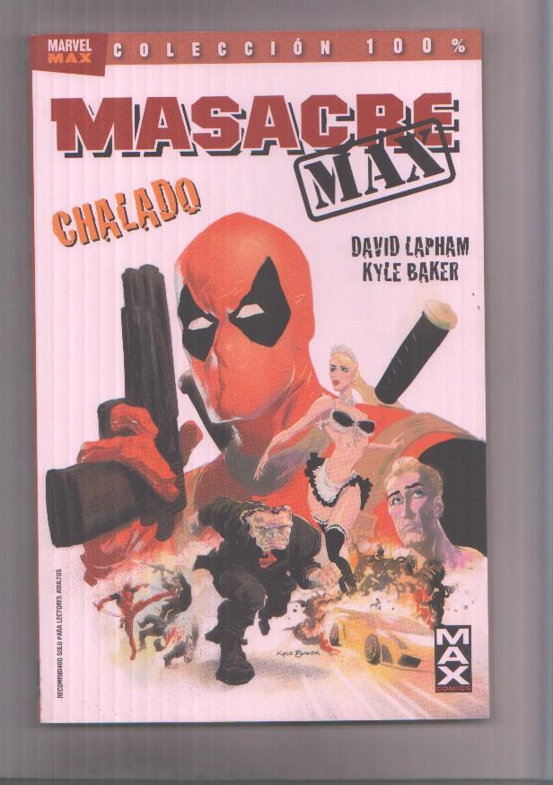 Panini: Coleccion 100%: MAX: Masacre Max numero 1: Chalado