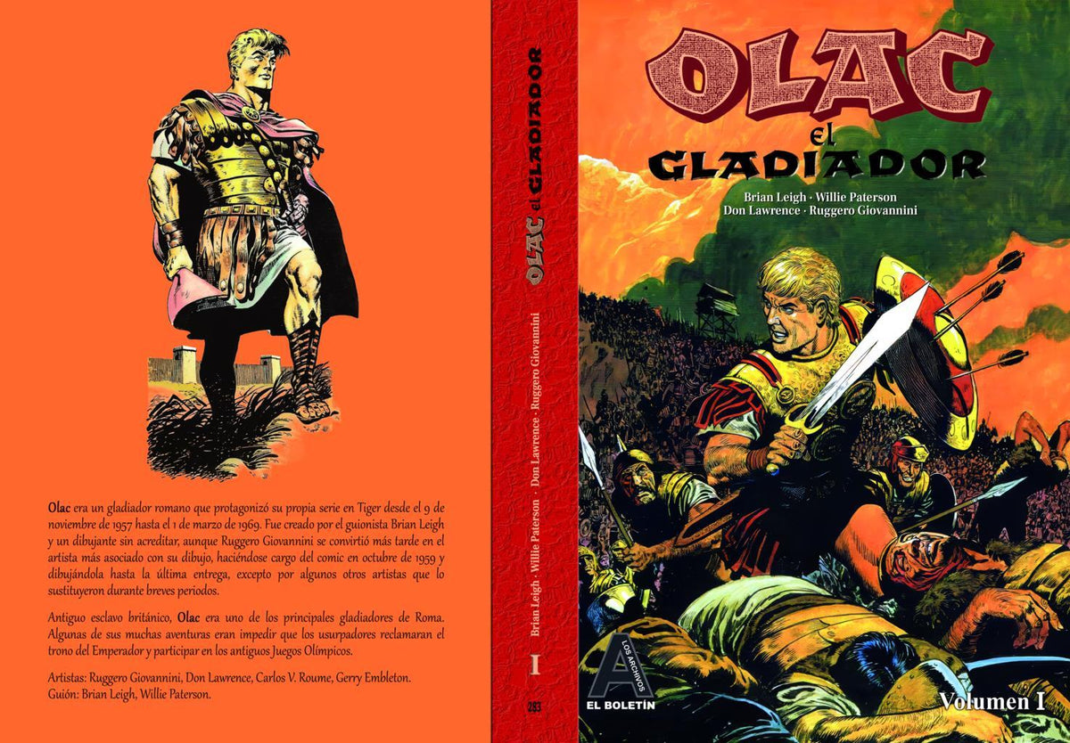 Los Archivos de El Boletin volumen 283: Olac el gladiador vol 1