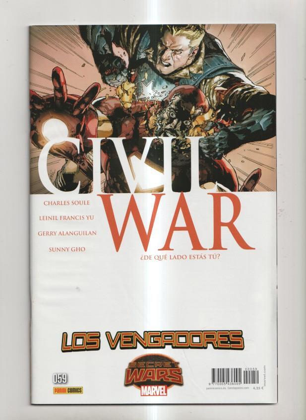 Panini: Los Vengadores vol 4 numero 59: Civil War