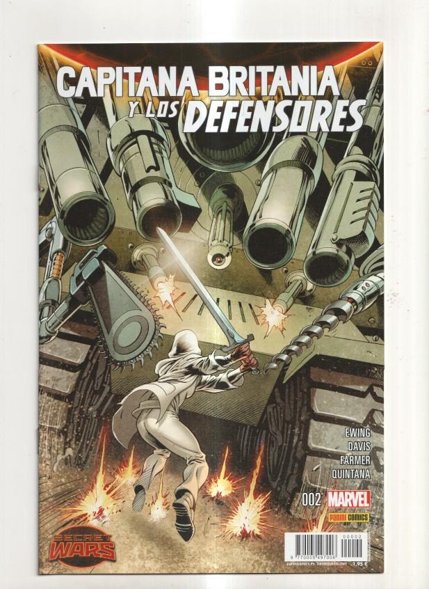Panini: Secret Wars: Capitana Britania y Los Defensores año 1 numero 02