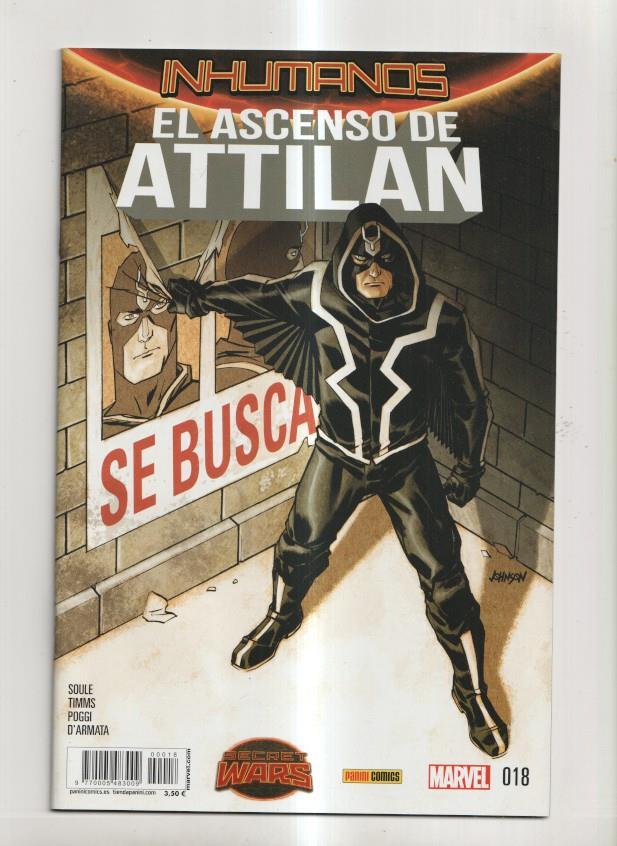 Panini: Inhumanos año 2 numero 18: el ascenso de Attilan