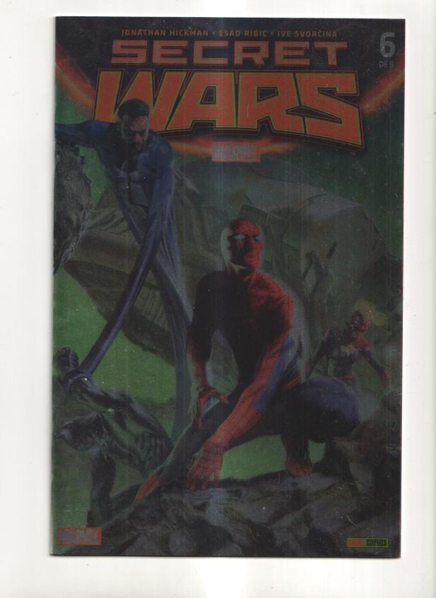 Panini: Secret Wars año 1 numero 06 (spiderman en portada)