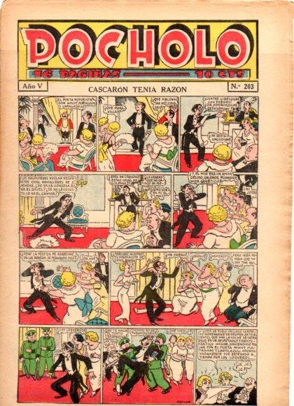 V49012: POCHOLO nº 203. Cascaron tenia razon