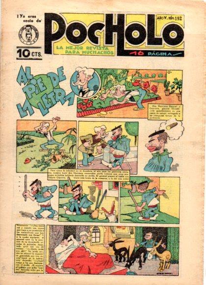 V49010: POCHOLO nº 192. Al pie de la letra