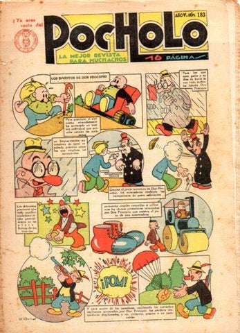 V49003: POCHOLO nº 183. Los inventos de Don Procopio