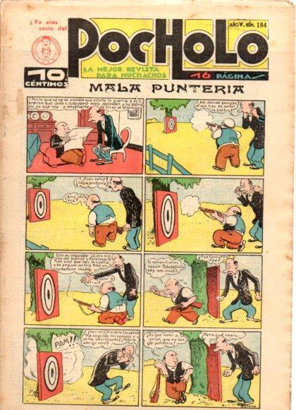 V49002: POCHOLO nº 184. Mala punteria
