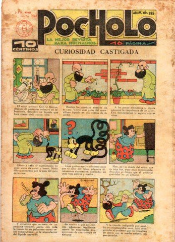V49001: POCHOLO nº 185. Curiosidad castigada