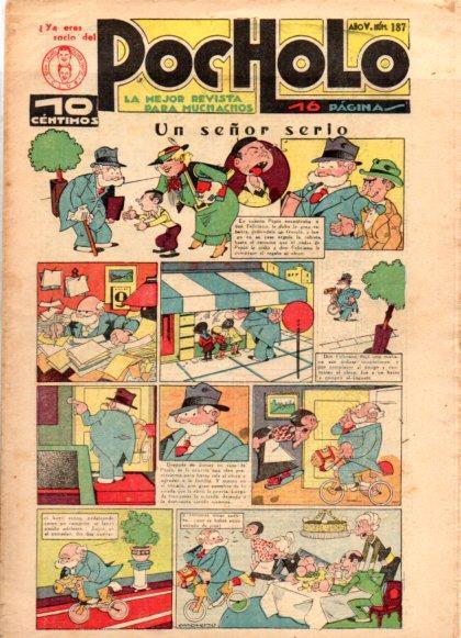 V48999: POCHOLO nº 187. Un señor serio