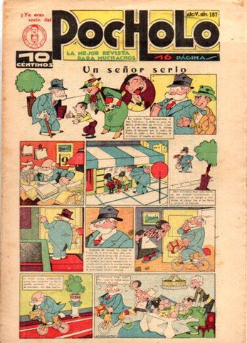 V48999: POCHOLO nº 187. Un señor serio