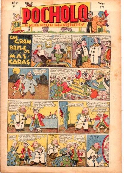 V48995: POCHOLO nº 172. Un gran baile de mascaras