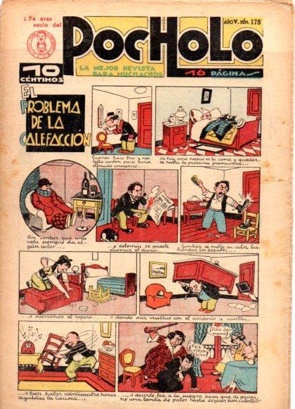V48989: POCHOLO nº 178. El problema de la calefaccion