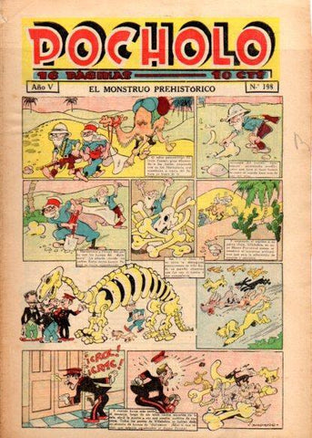 V49017: POCHOLO nº 198. El monstruo prehistorico