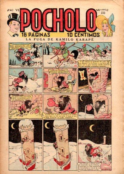 V49041: POCHOLO nº 233. La fuga de Kamilo Karape