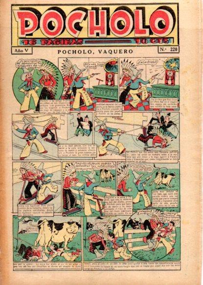 V49040: POCHOLO nº 220. Pocholo vaquero
