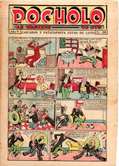 V49033: POCHOLO nº 209. Cascaron y Patatafrita estan de luto