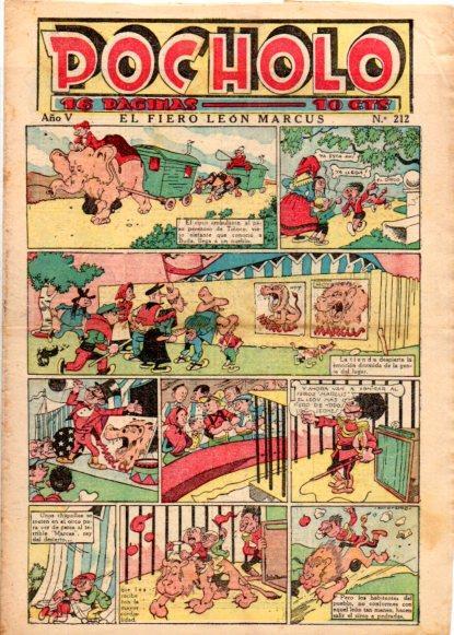 V49030: POCHOLO nº 212. El fiero leon Marcus