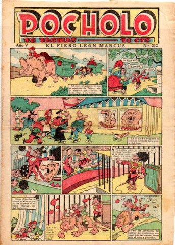 V49030: POCHOLO nº 212. El fiero leon Marcus