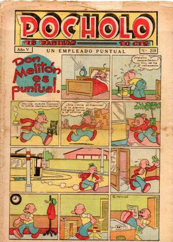 V49024: POCHOLO nº 219. Un empleado puntual