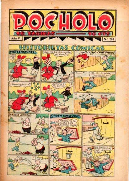 V49023: POCHOLO nº 204. Historietas comicas