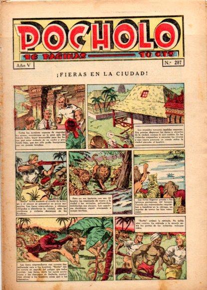 V49020: POCHOLO nº 207. Fieras en la ciudad