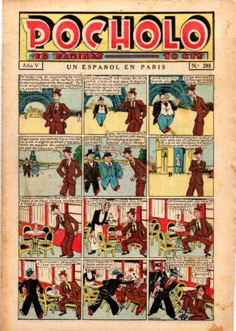 V49019: POCHOLO nº 208. Un españoll en Paris