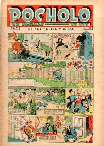V49018: POCHOLO nº 197. El Rey recibe visitas