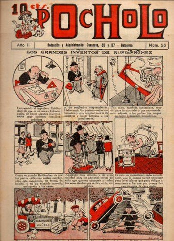 V48948: POCHOLO nº 56. Los grandes inventos de Rufilanchez