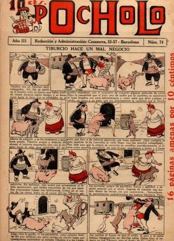 V48938: POCHOLO nº 74. Tiburcio hace un mal negocio