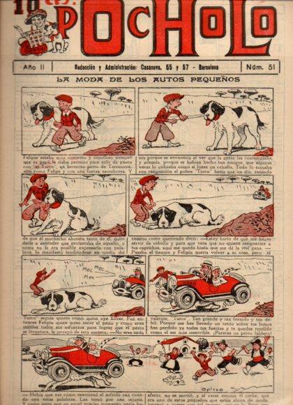 V48949: POCHOLO nº 51. La moda de los autos pequeños