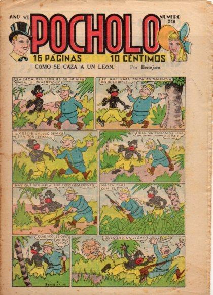 V48929: POCHOLO nº 246. Como se caza un leon