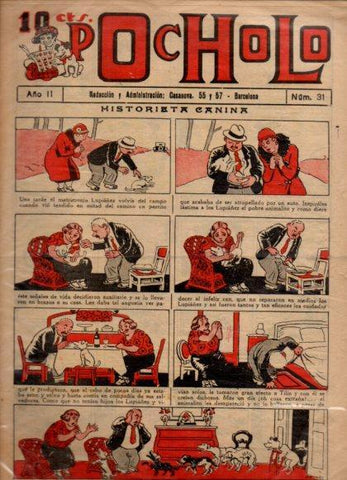 V48927: POCHOLO nº 31. Historieta canina