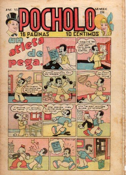 V48922: POCHOLO  nº 236. Un atleta de pega