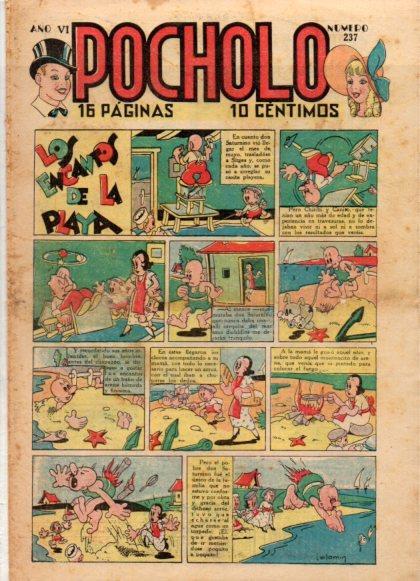 V48921: POCHOLO nº 237. Los encantos de la playa