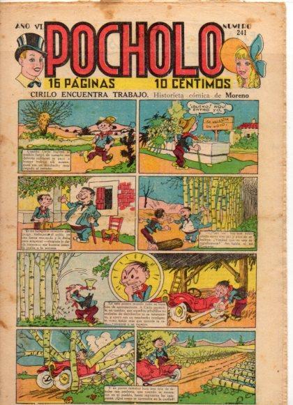 V48934: POCHOLO nº 241. Cirilo encuentra trabajo