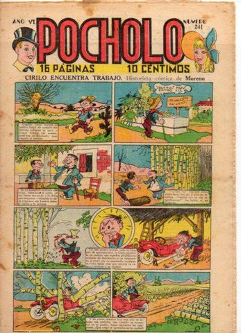 V48934: POCHOLO nº 241. Cirilo encuentra trabajo