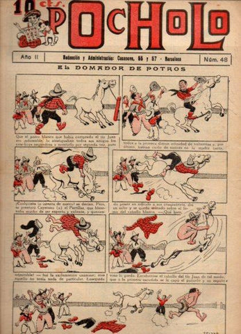 V48951: POCHOLO nº 48. El domador de potros