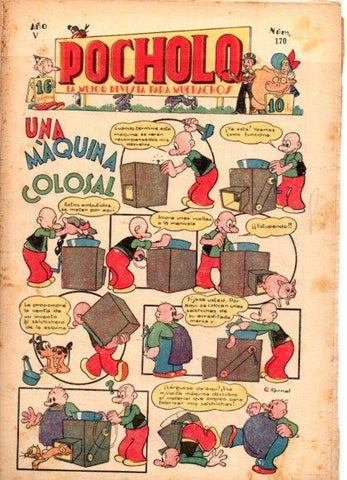V48981: POCHOLO nº 170. Una maquina colosal
