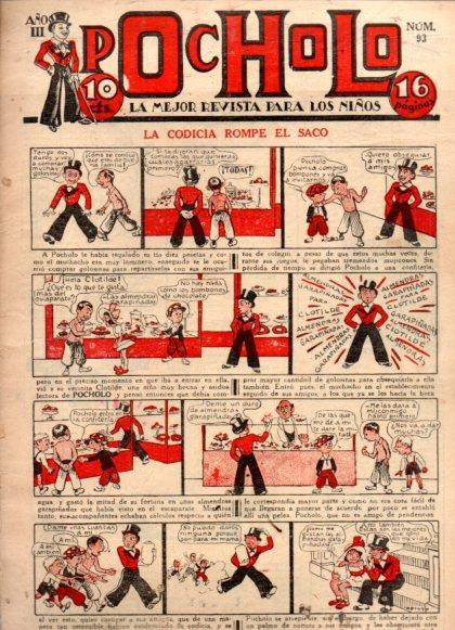 V48979: POCHOLO nº 93. La codicia rompe el saco