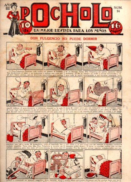 V48978: POCHOLO nº 94. Don Fulgencio no puede dormir