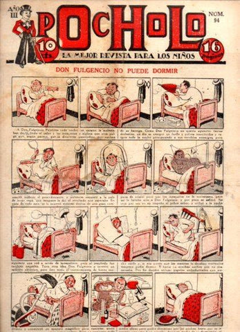 V48978: POCHOLO nº 94. Don Fulgencio no puede dormir