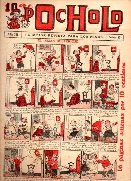 V48966: POCHOLO nº 85. El reloj misterioso